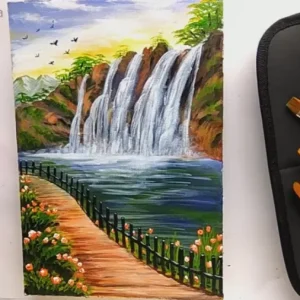 آموزش گام به گام نقاشی با تکنیک گواش (اکریلیک)